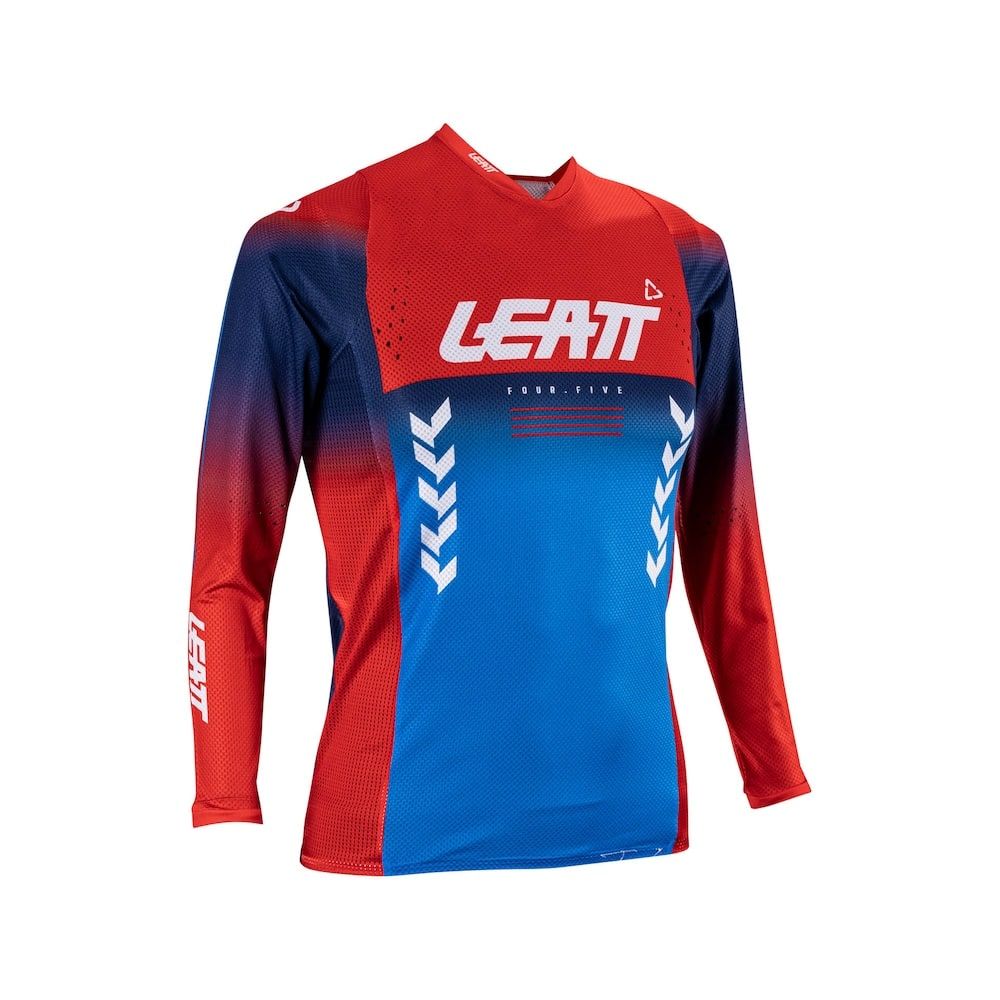 Camiseta Leatt Moto 4.5 Junior V26 Royal Rojo