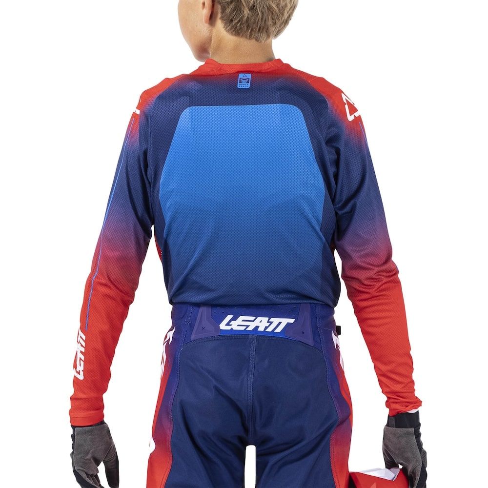 Camiseta Leatt Moto 4.5 Junior V26 Royal Rojo - Imagen 3