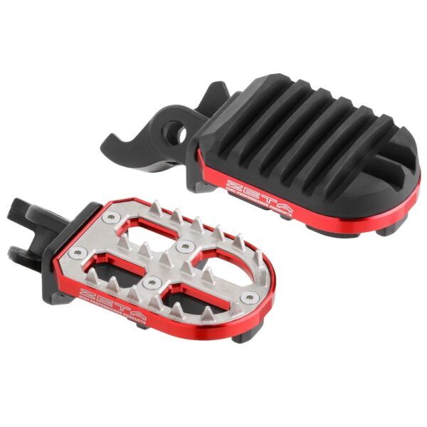 Estriberas Leatt Adventure HONDA Rojo/Negro