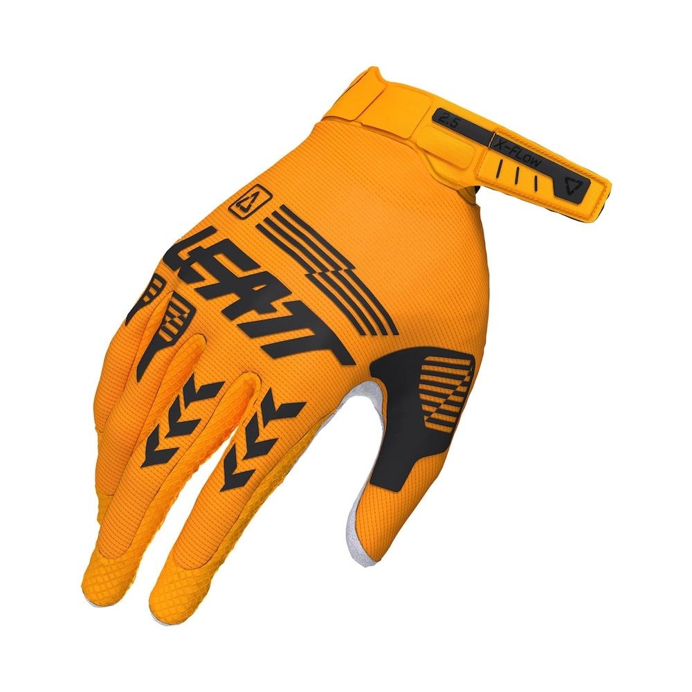 Guantes Leatt Moto 2.5 X-Flow Junior Naranja 26
