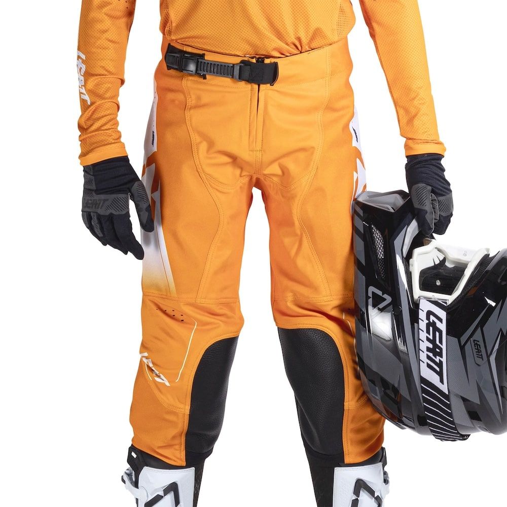 Pantalón Leatt Moto 4.5 Junior V26 Naranja - Imagen 2