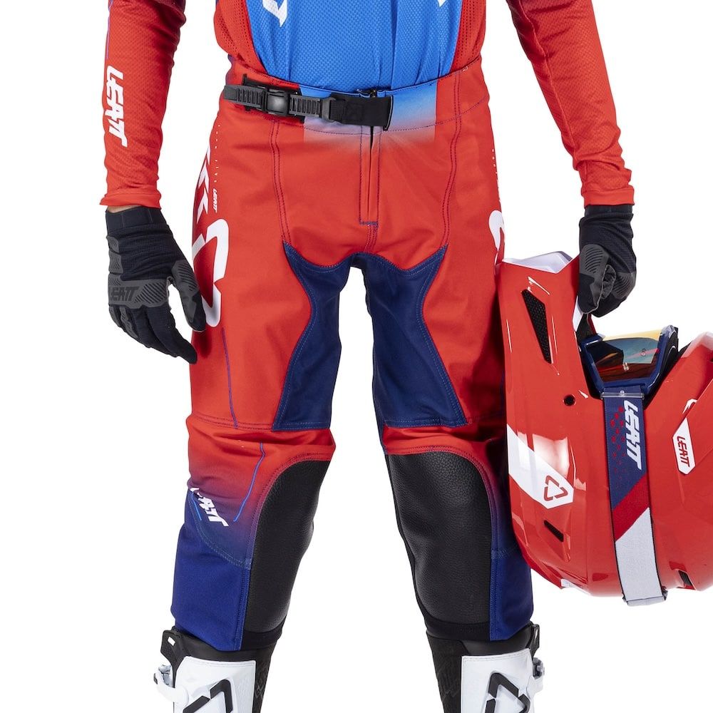 Pantalón Leatt Moto 4.5 Junior V26 Royal Rojo - Imagen 2