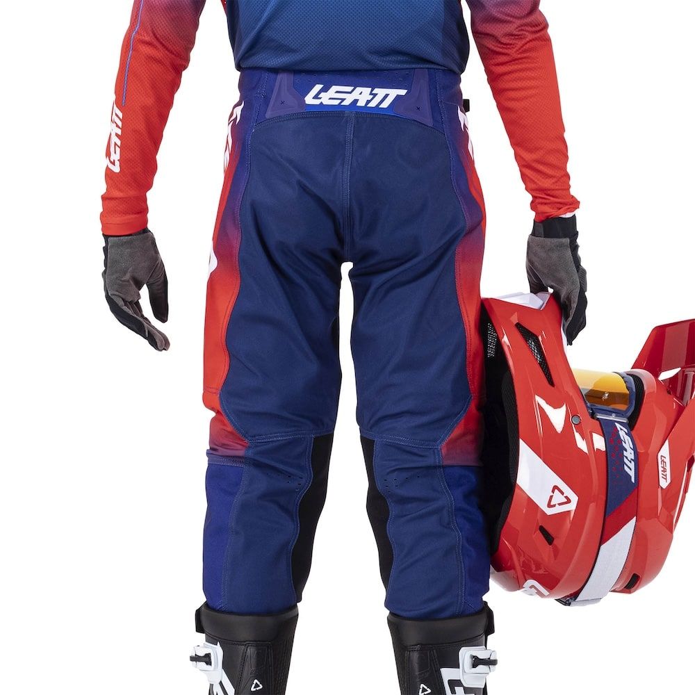 Pantalón Leatt Moto 4.5 Junior V26 Royal Rojo - Imagen 3