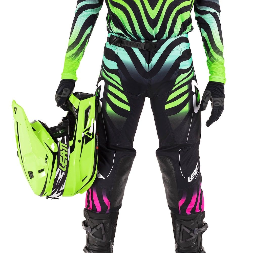 Pantalón Leatt Moto 4.5 Junior V26 Tiger Pink - Imagen 2