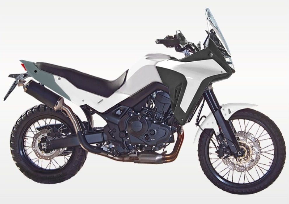 Tapas laterales traseras grises Rtech HONDA XL 750 TRANSALP (2023-2025) - Imagen 2