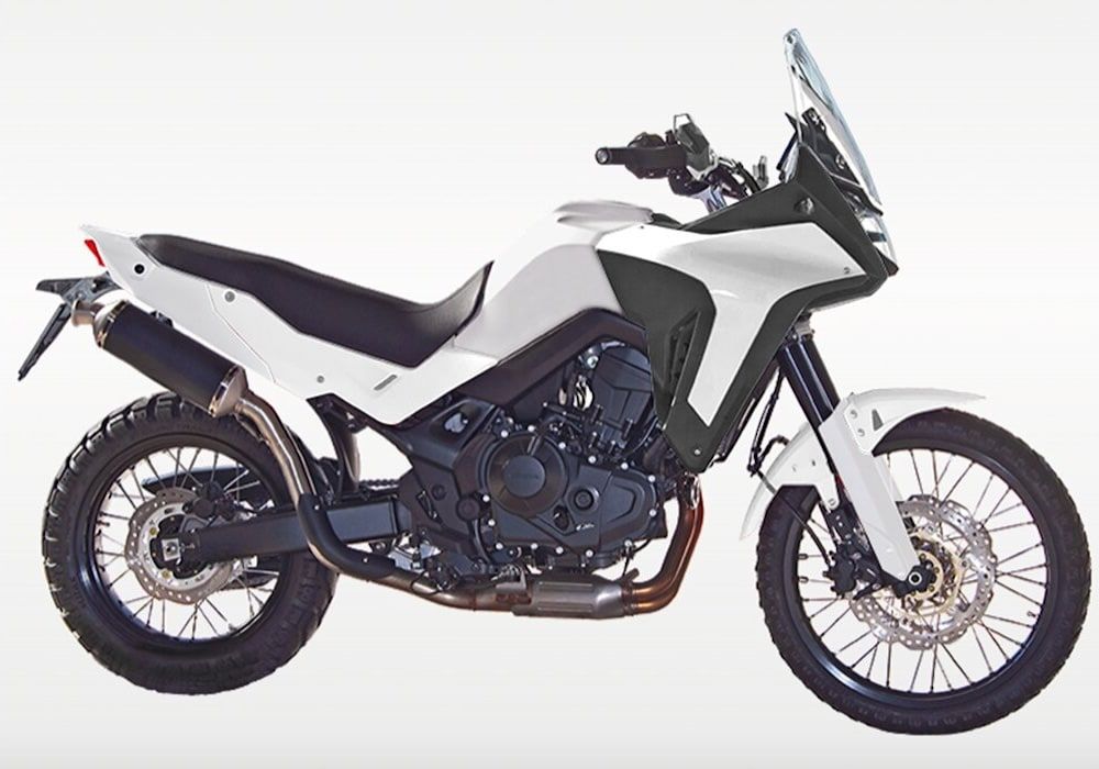 Kit plásticos Blanco/Negro Rtech Revolution HONDA XL 750 TRANSALP (2023-2025)