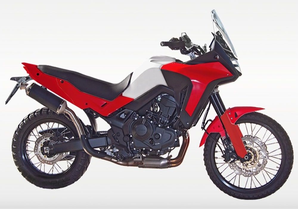 Kit plásticos Rojo/Negro Rtech Revolution HONDA XL 750 TRANSALP (2023-2025)