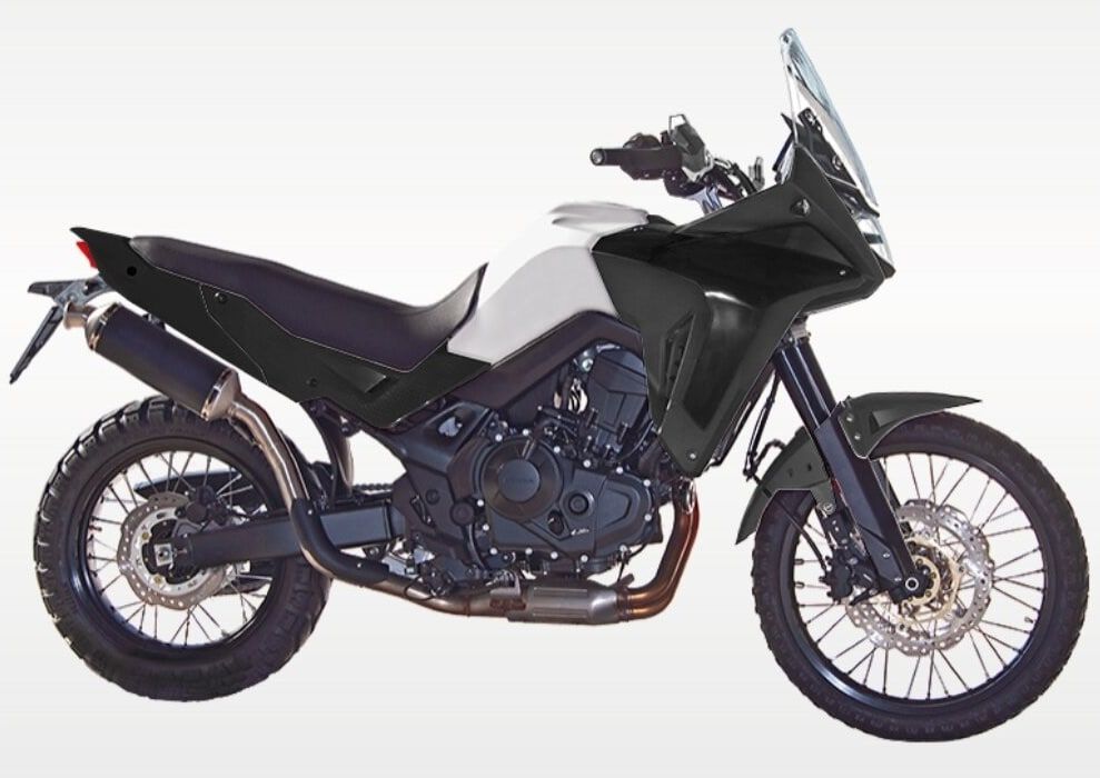 Tapas radiador negras Rtech HONDA XL 750 TRANSALP (2023-2025) - Imagen 3