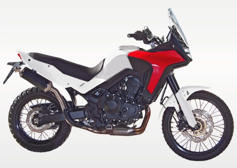 Tapas radiador rojas Rtech HONDA XL 750 TRANSALP (2023-2025) - Imagen 2