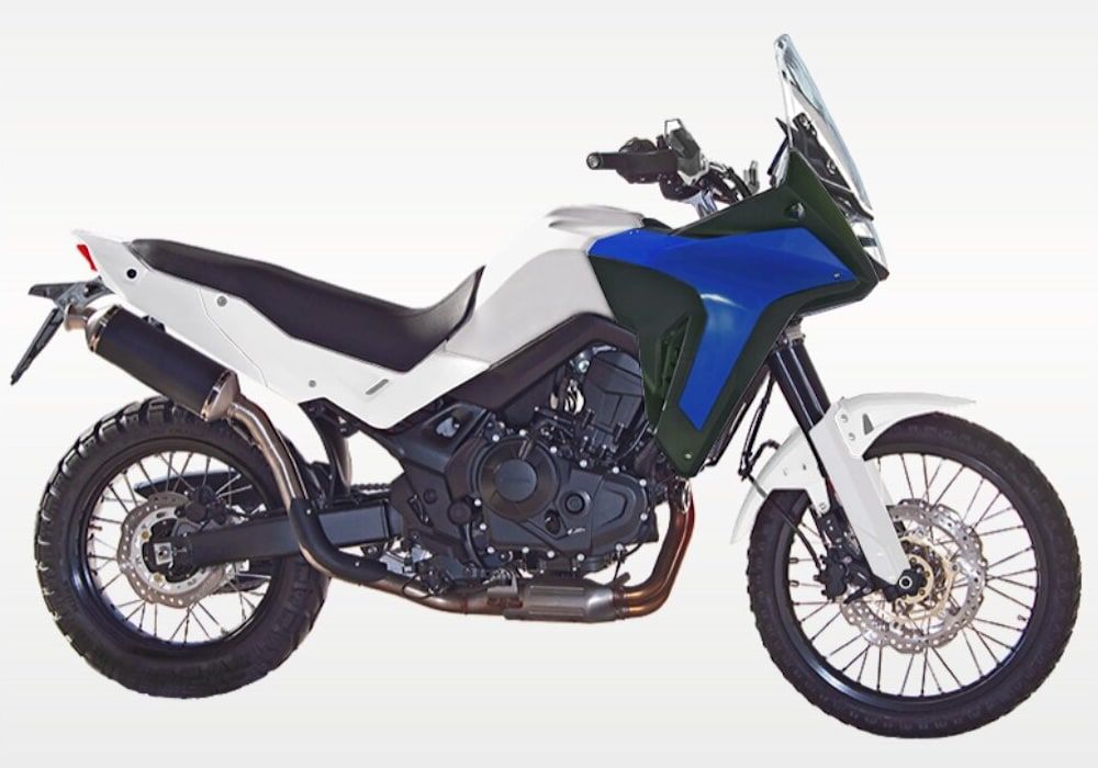 Tapas radiador azules Rtech HONDA XL 750 TRANSALP (2023-2025) - Imagen 2