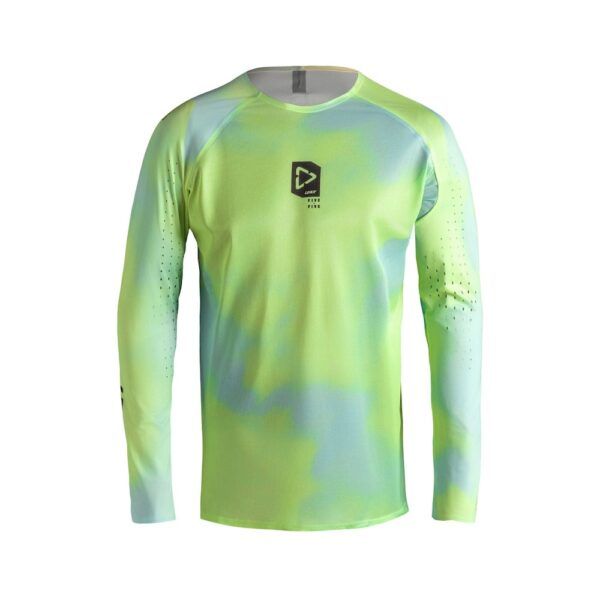 Camiseta Moto Leatt 5.5 UltraWeld Amarillo Ácido 27