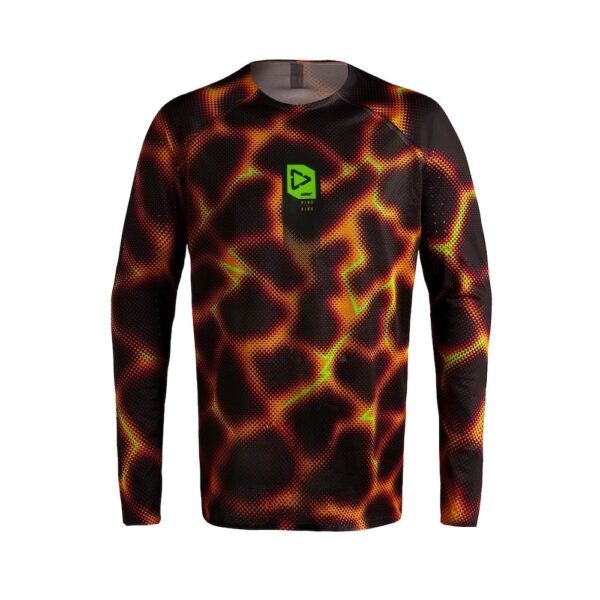 Camiseta Moto Leatt 5.5 UltraWeld Fire Naranja 27
