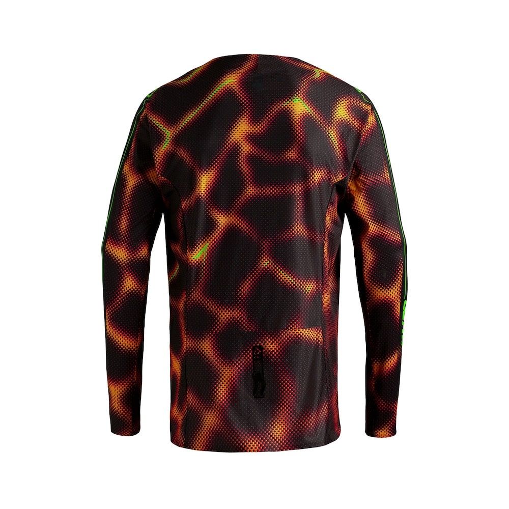 Camiseta Moto Leatt 5.5 UltraWeld Fire Naranja 27 - Imagen 2