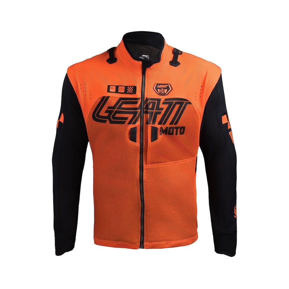 Chaqueta Moto Leatt 4.5 Enduro X-Flow Speed Naranja 27