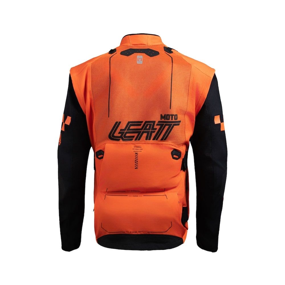 Chaqueta Moto Leatt 4.5 Enduro X-Flow Speed Naranja 27 - Imagen 2