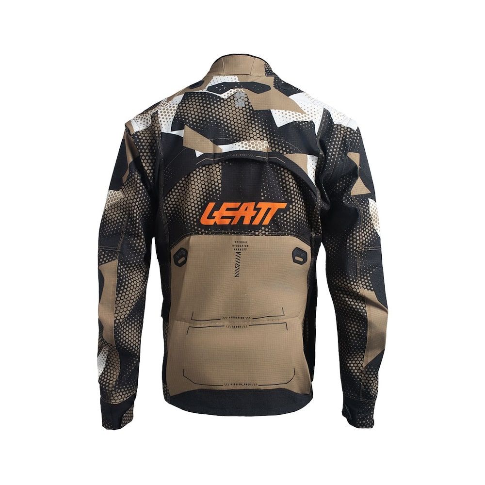 Chaqueta Moto Leatt 5.5 Enduro Camo Marrón Khaki 27 - Imagen 2
