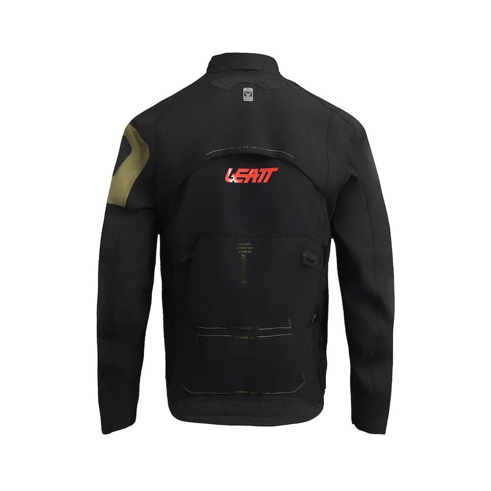 Chaqueta Moto Leatt 6.5 HydraDri Marrón Khaki 27 - Imagen 2