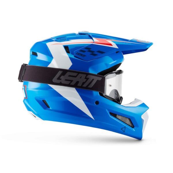 Kit Casco + Gafas Leatt Moto 3.5 Azul 27