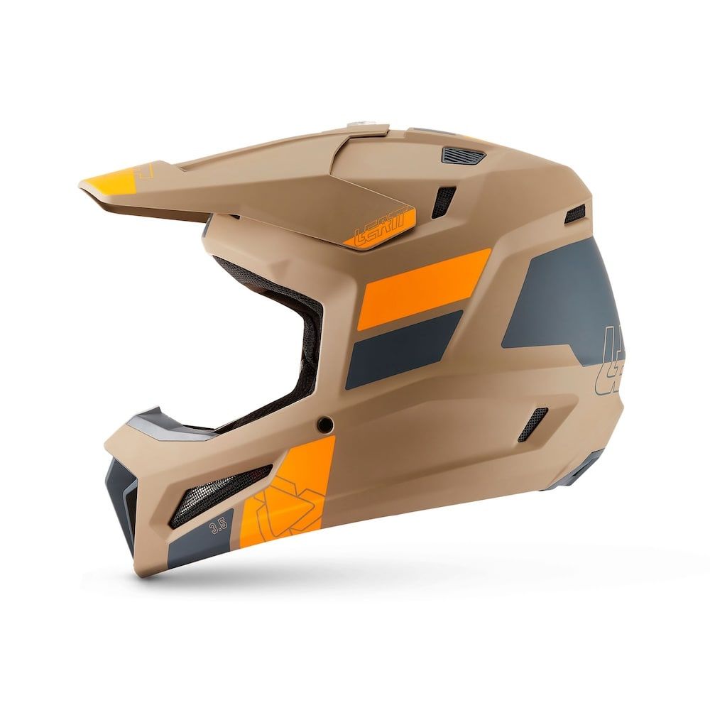 Kit Casco + Gafas Leatt Moto 3.5 Marrón Khaki 27 - Imagen 5