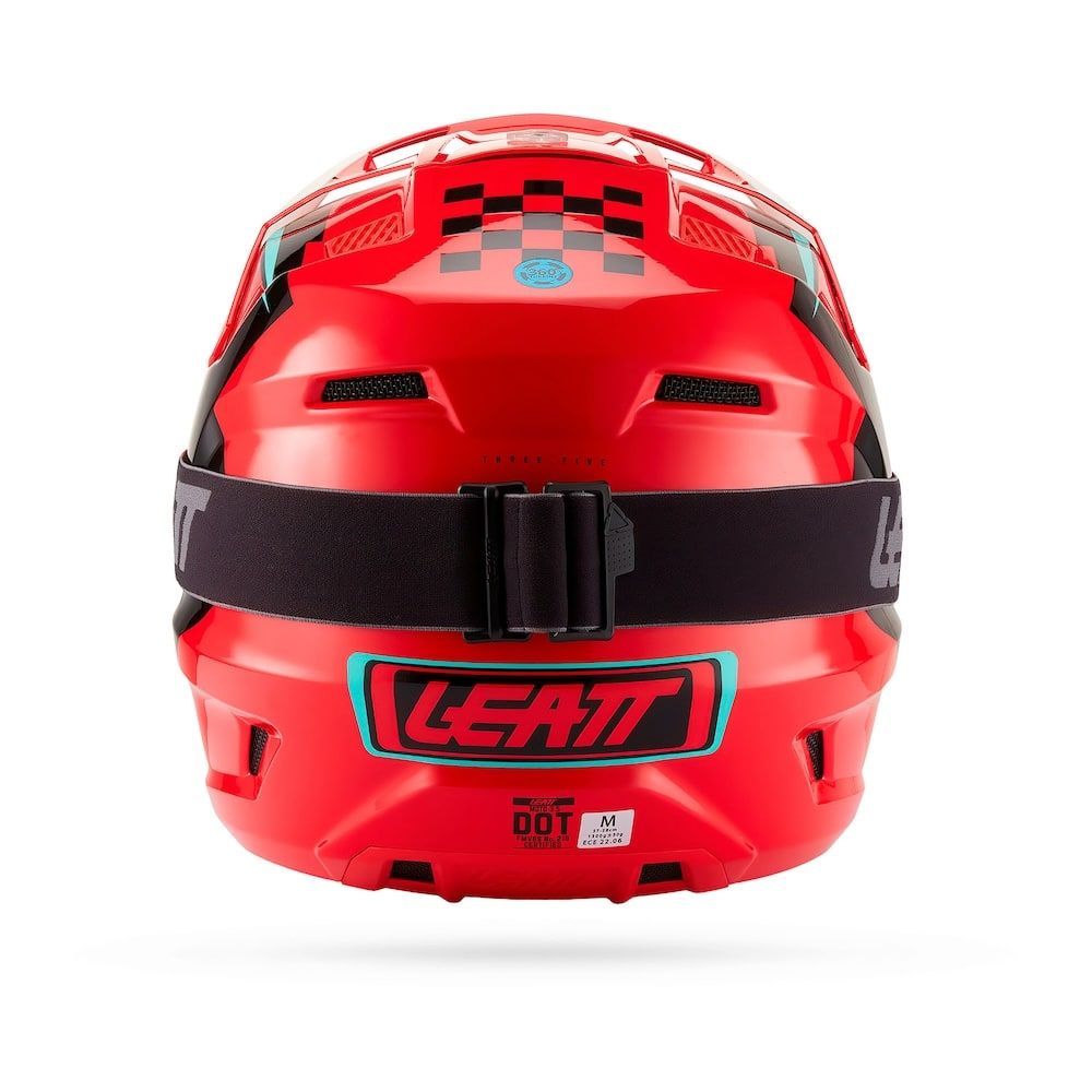 Kit Casco + Gafas Leatt Moto 3.5 Rojo 27 - Imagen 3
