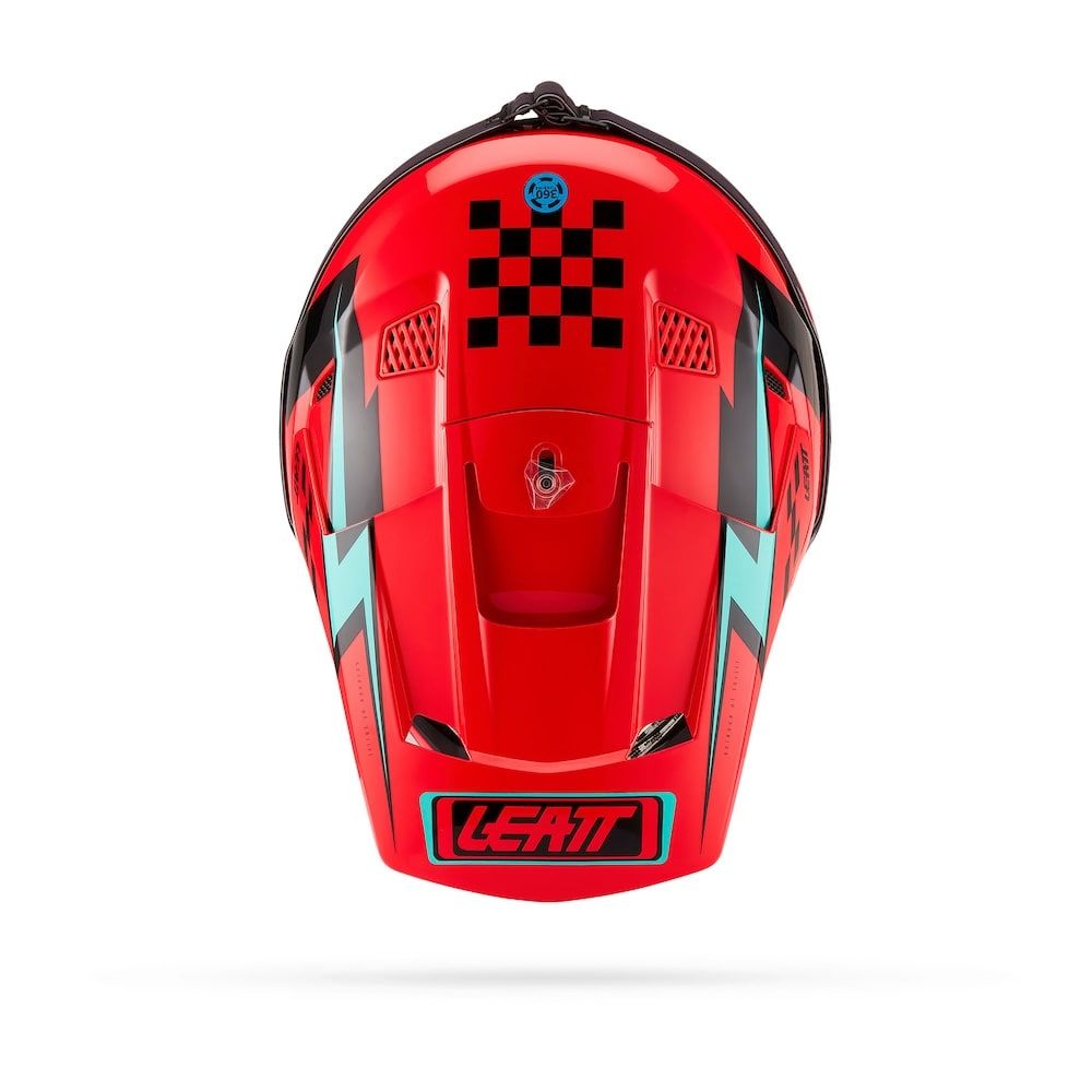 Kit Casco + Gafas Leatt Moto 3.5 Rojo 27 - Imagen 4
