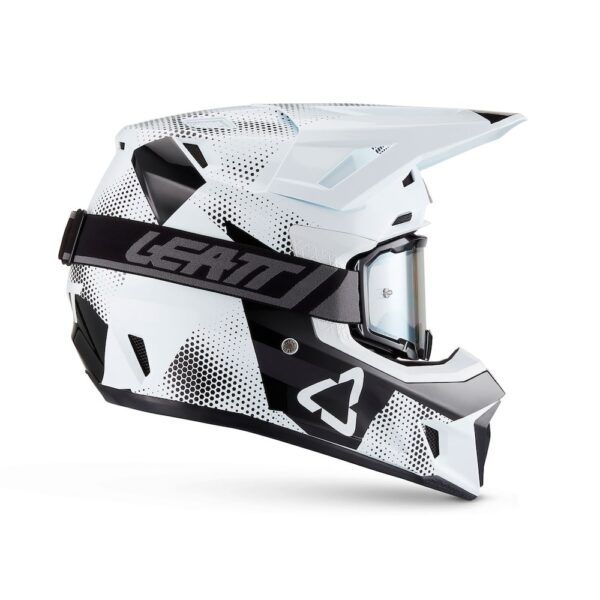 Kit Casco + Gafas Leatt Moto 7.5 Camo Negro/Blanco 27