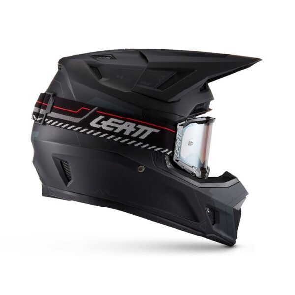 Kit Casco 7.5 Stealth Negro + Gafas + Inercomunicador Cardo 27