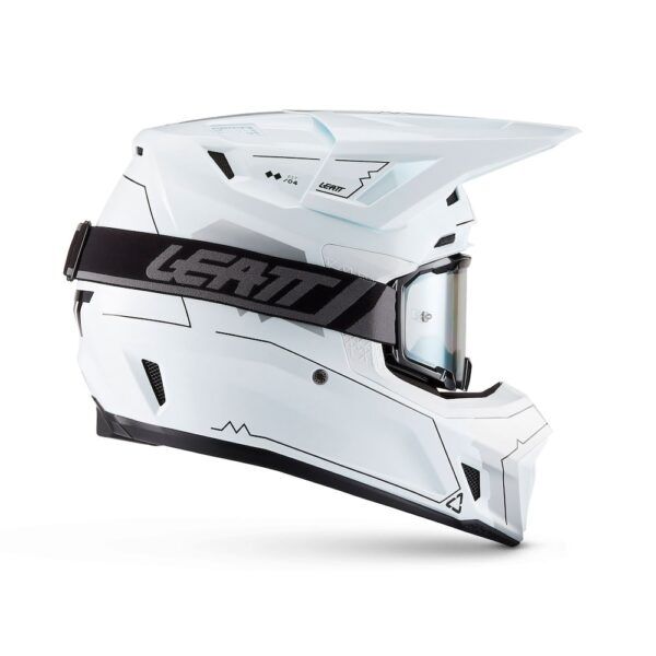 Kit Casco 7.5 Magic Blanco + Gafas + Inercomunicador Cardo 27