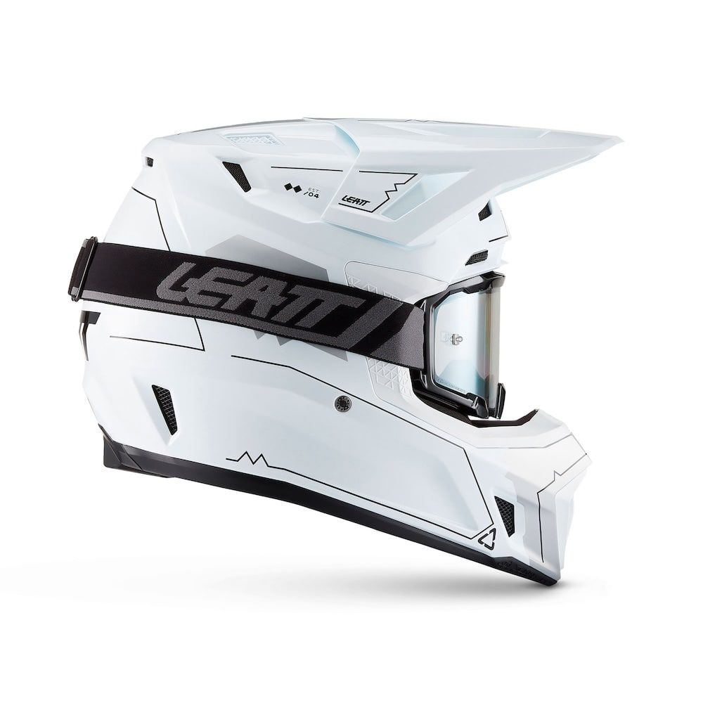 Kit Casco 7.5 Magic Blanco + Gafas + Inercomunicador Cardo 27