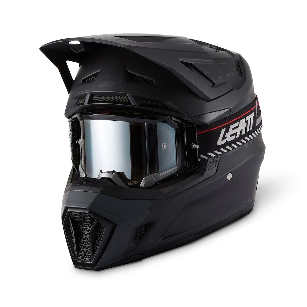 Kit Casco + Gafas Leatt Moto 7.5 Stealth Negro 27 - Imagen 2