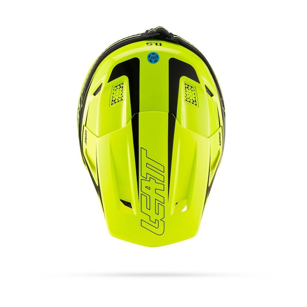 Kit Casco + Gafas Leatt Moto 8.5 Amarillo Neón 27 - Imagen 4