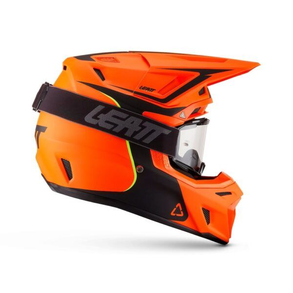 Kit Casco + Gafas Leatt Moto 8.5 Fire Naranja 27