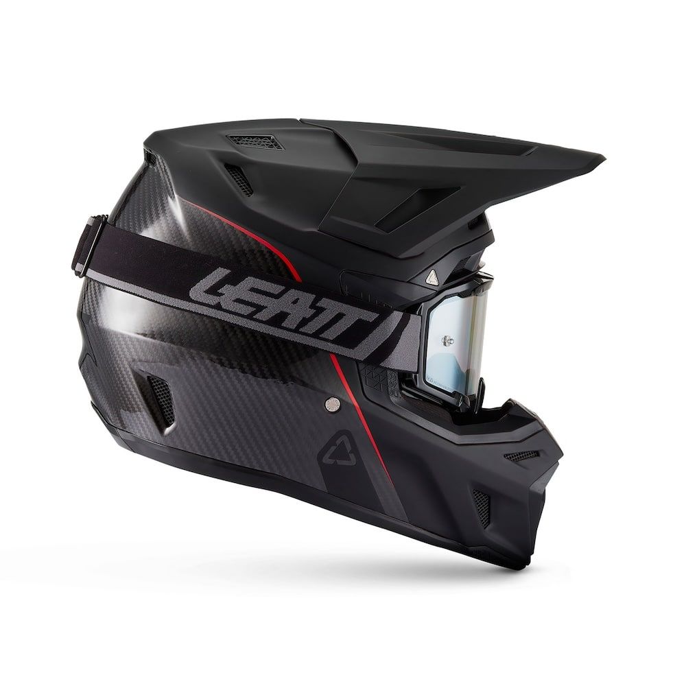 Kit Casco + Gafas Leatt Moto 9.5 Carbon Negro 27