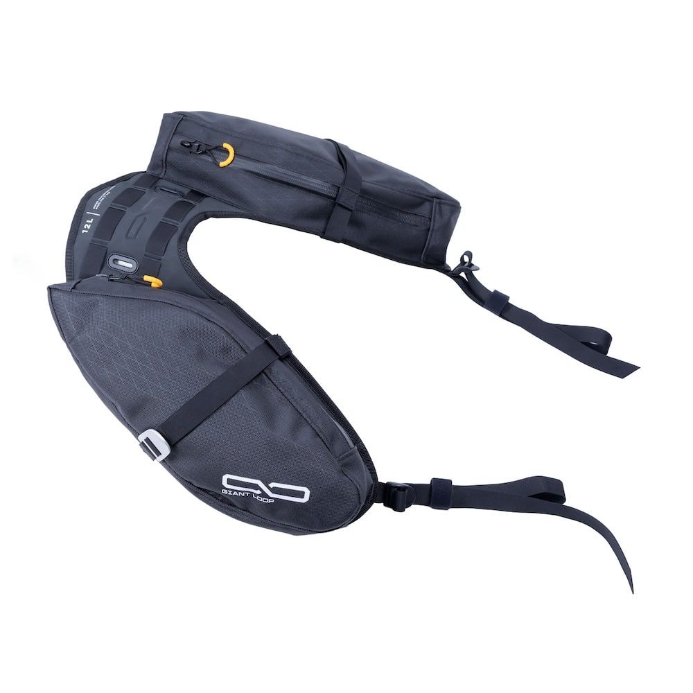 Alforjas Traseras Giant Loop MoJavi ZIP Negro 12 litros - Imagen 2
