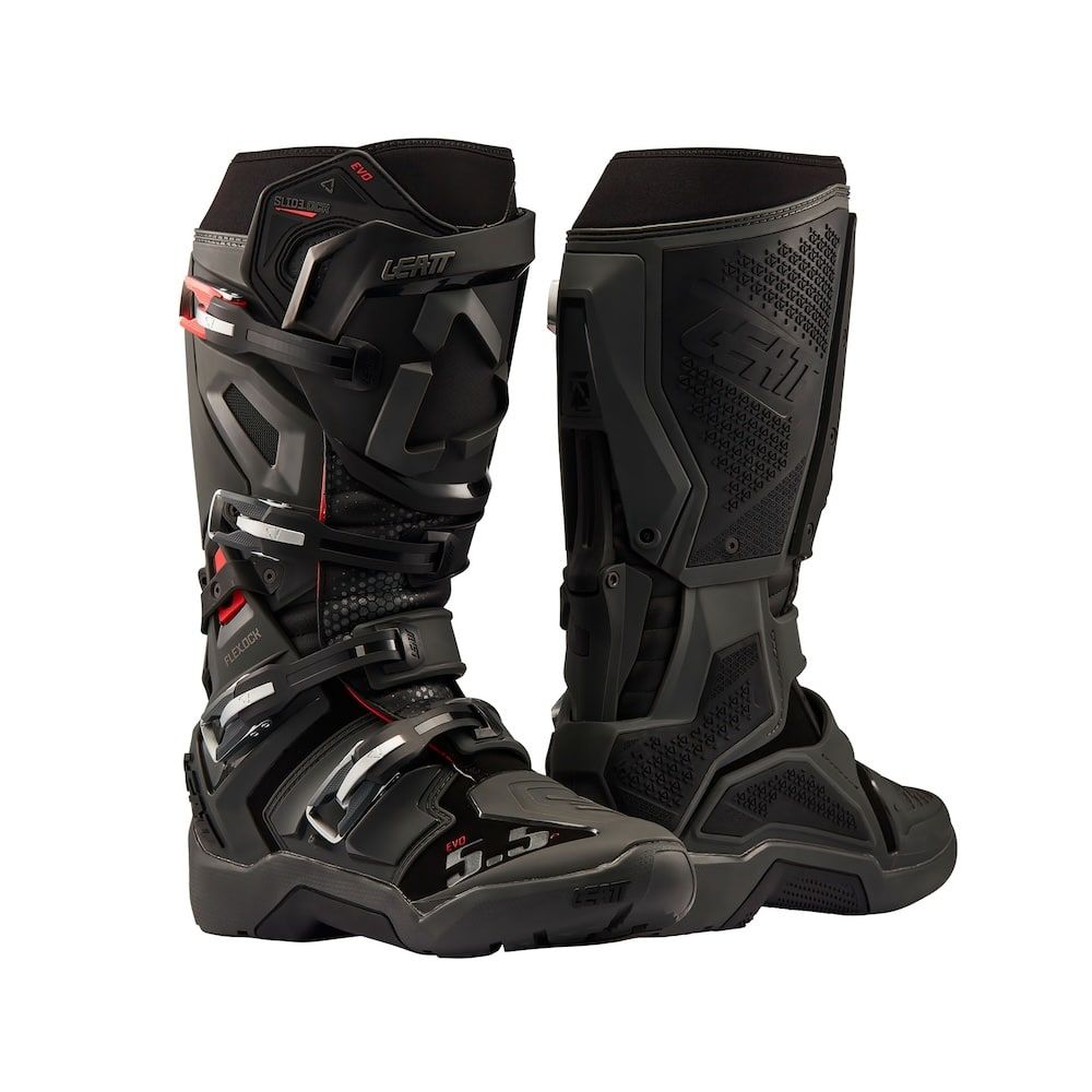 Botas Leatt Moto 5.5 FlexLock Enduro Evo Grafeno Negro 27 - Imagen 3