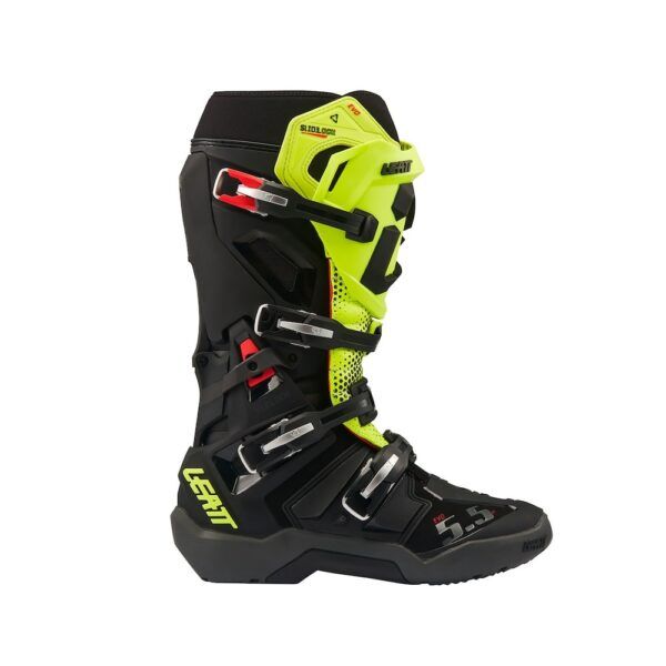 Botas Leatt Moto 5.5 FlexLock Enduro Evo Negro/Amarillo Neón 27