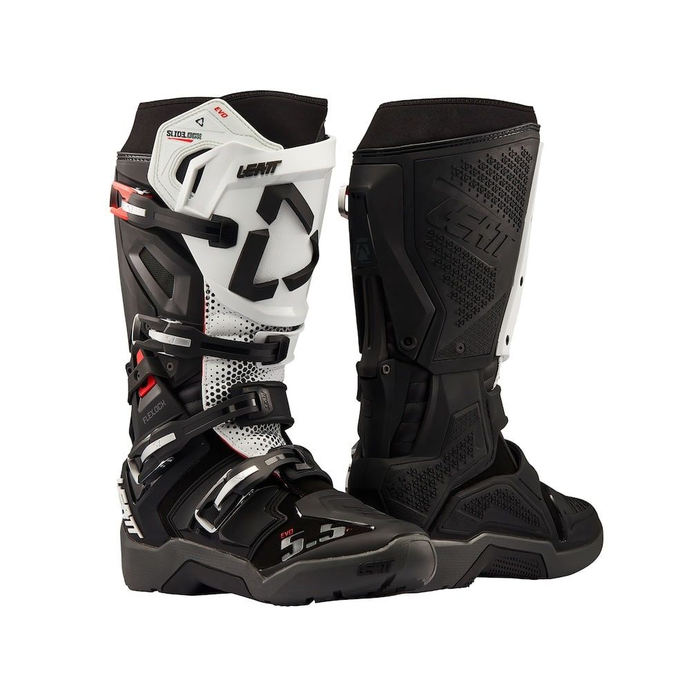Botas Leatt Moto 5.5 FlexLock Enduro Evo Negro/Blanco 27 - Imagen 3