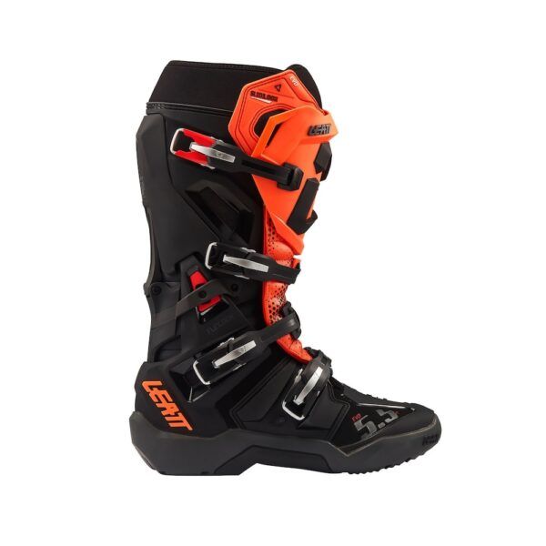 Botas Leatt Moto 5.5 FlexLock Enduro Evo Negro/Naranja 27