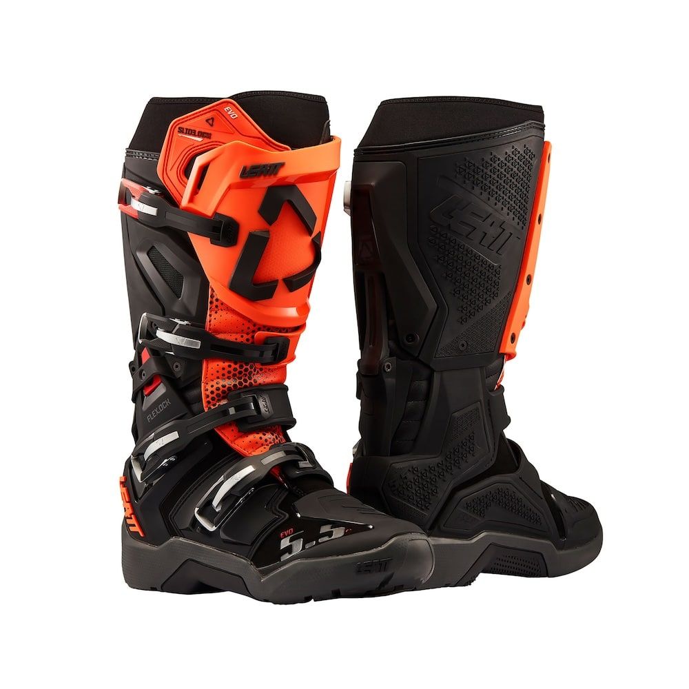 Botas Leatt Moto 5.5 FlexLock Enduro Evo Negro/Naranja 27 - Imagen 3