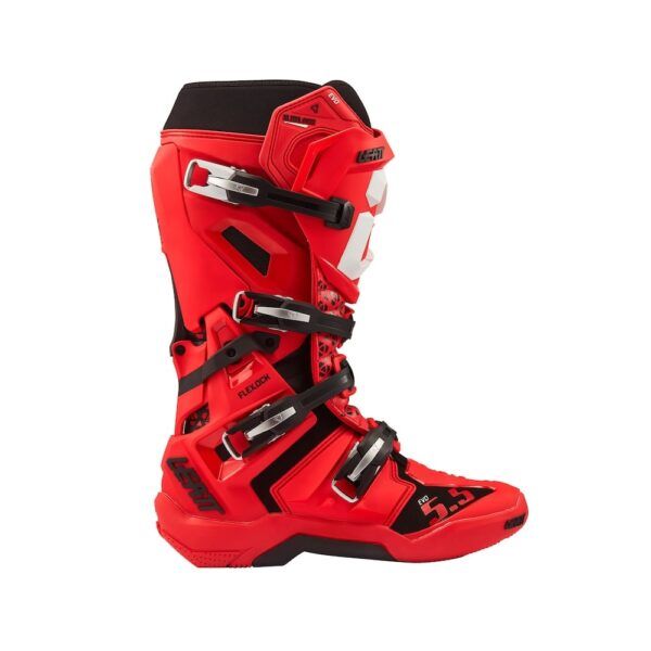 Botas Leatt Moto 5.5 FlexLock Evo Rojo 27