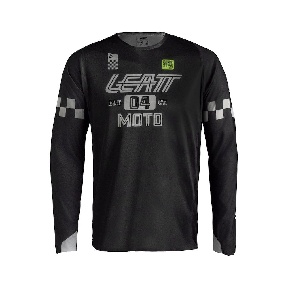 Camiseta Moto Leatt 4.5 Enduro X-flow Speed Negro 27
