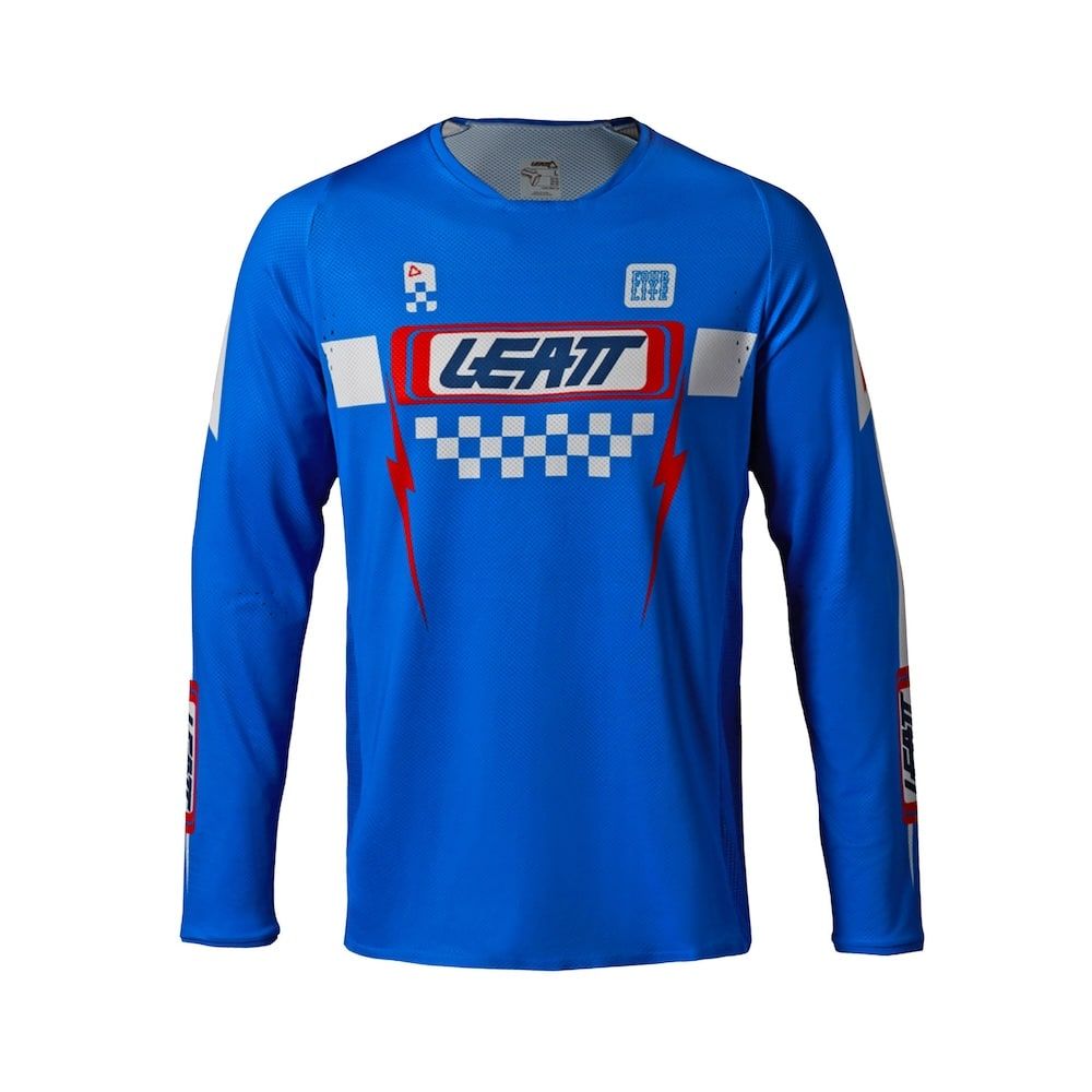 Camiseta Moto Leatt 4.5 Lite Speed Azul 27