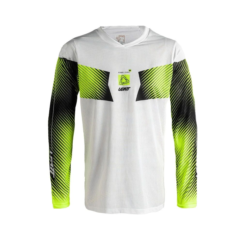 Camiseta Moto Leatt 4.5 X-Flow Hatchet Blanco 27