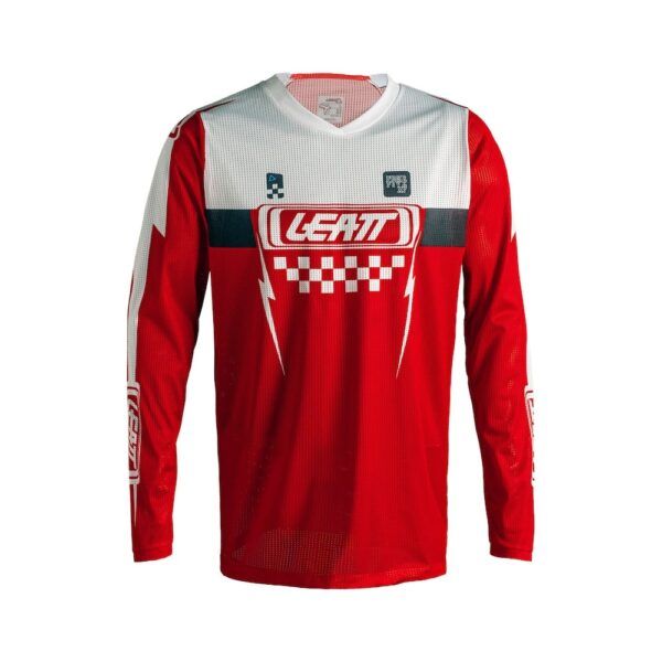 Camiseta Moto Leatt 4.5 X-Flow Speed Rojo 27