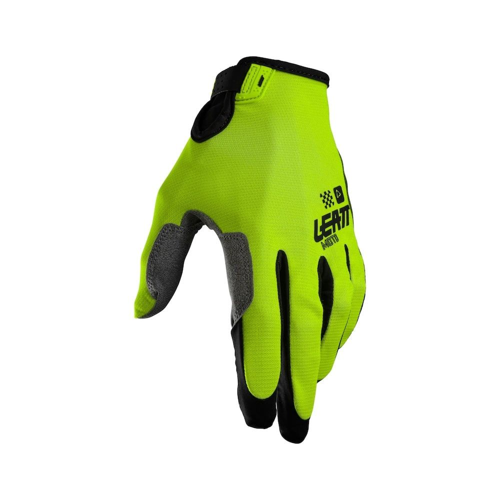 Guantes Moto Leatt 1.5 GripR Amarillo Neón 27