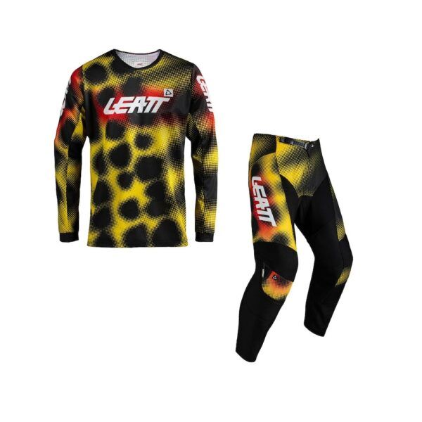 Kit Equipación Moto Leatt 3.5 LeoPard Amarillo 27
