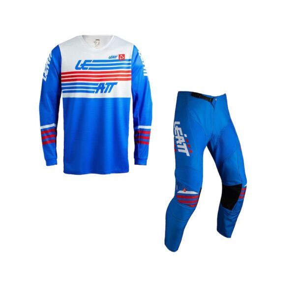 Kit Equipación Moto Leatt 3.5 Stripes Azul 27