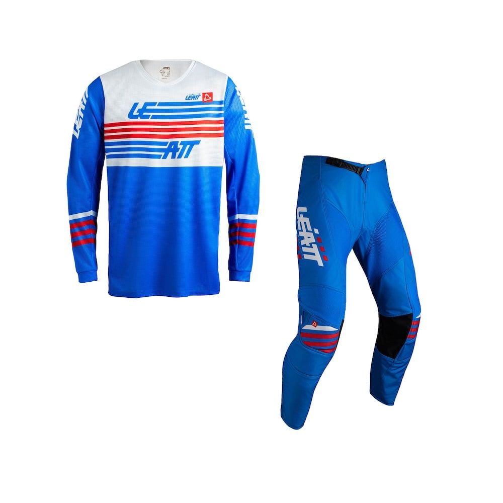 Kit Equipación Moto Leatt 3.5 Stripes Azul 27