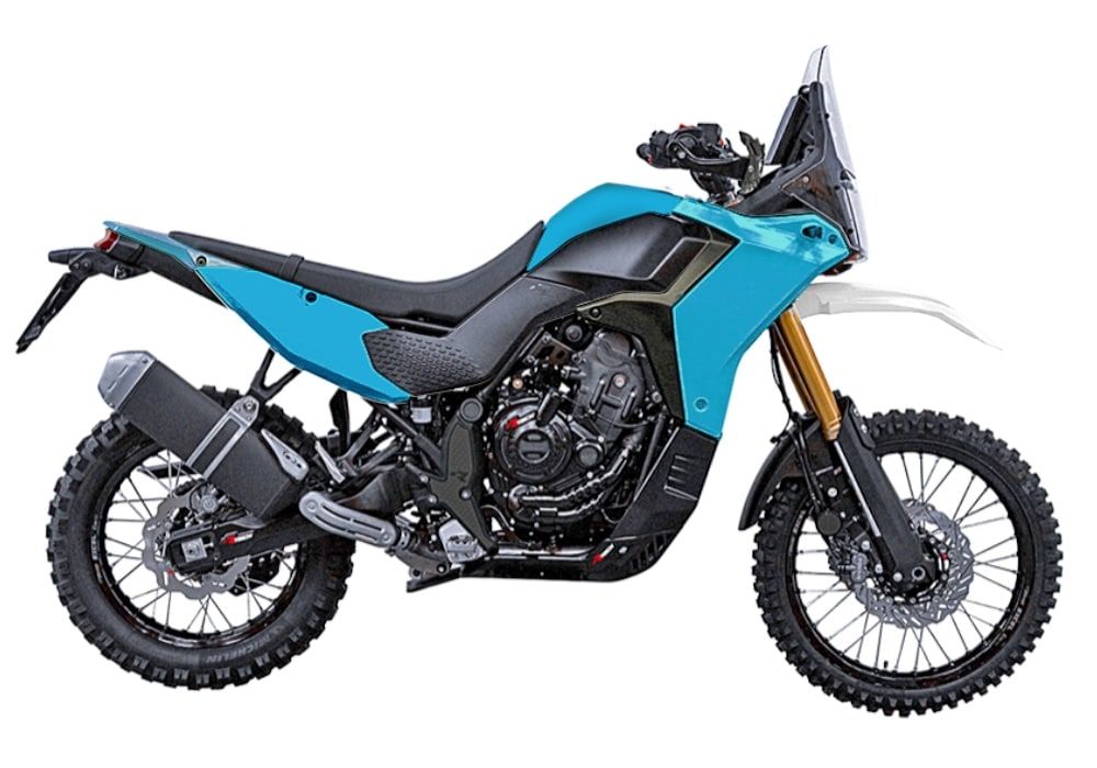 Kit plásticos Azul Claro/Negro Rtech T7 Revolution YAMAHA TENERE 700 (2025-2026) - Imagen 2