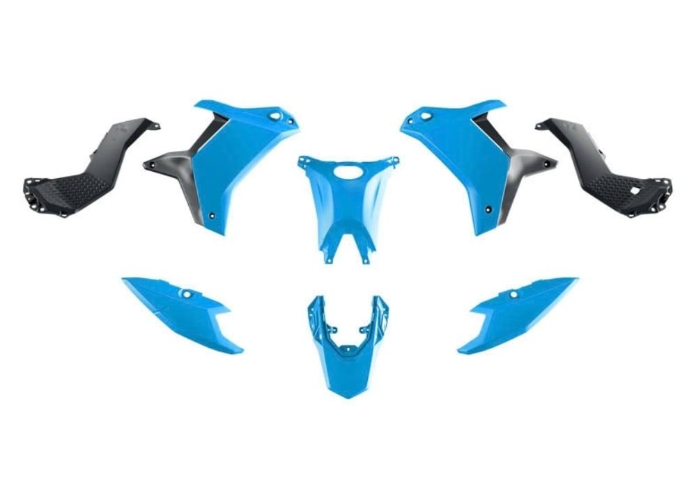 Kit plásticos Azul Claro/Negro Rtech T7 Revolution YAMAHA TENERE 700 (2025-2026) - Imagen 3